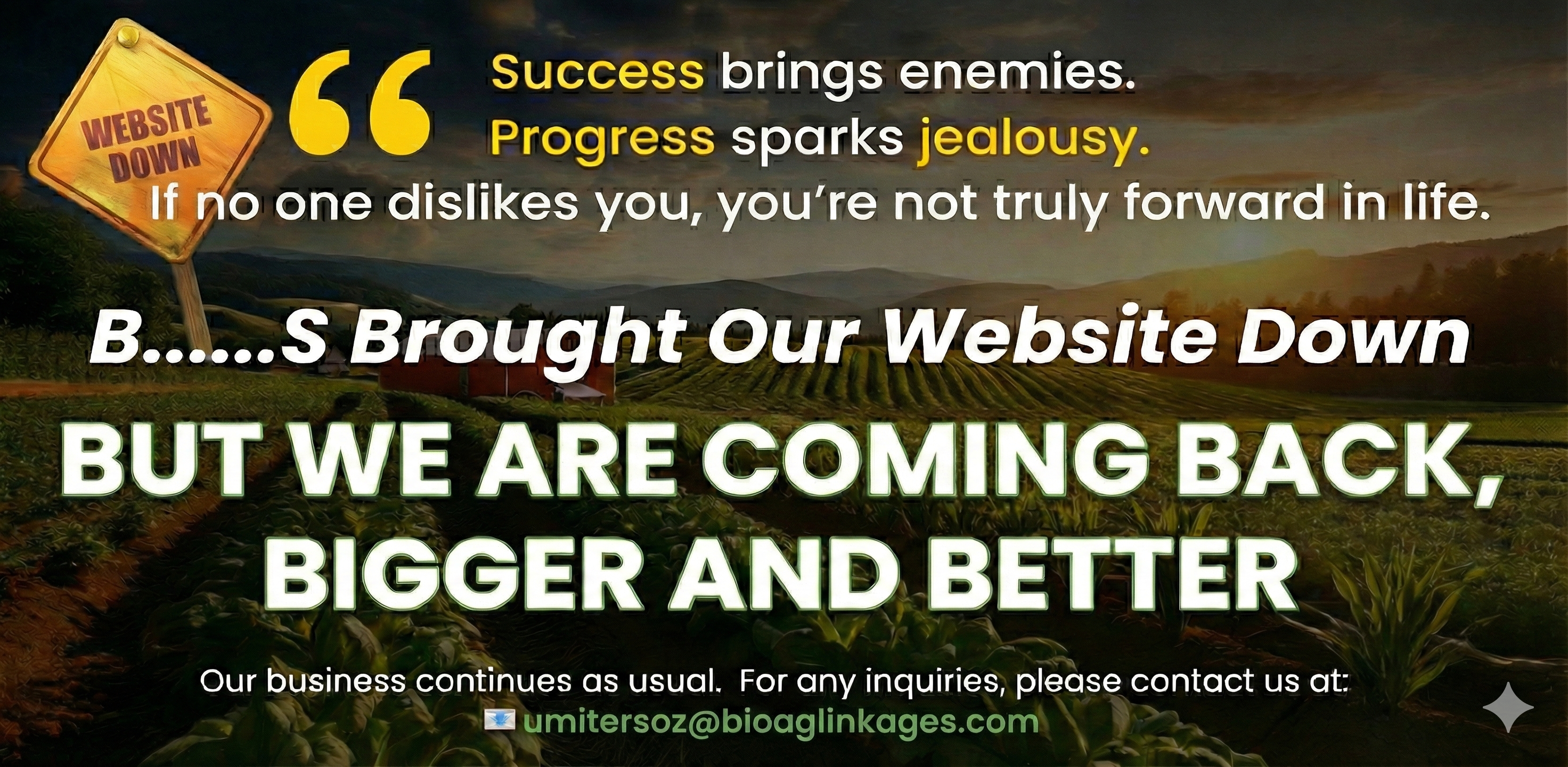 Website Under Maintenance